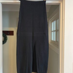 Free People Black Midi Skirt